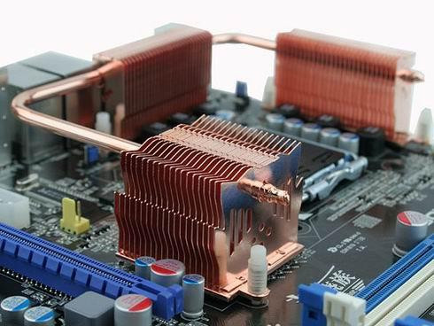 CPU chip heat pipe radiator design scheme